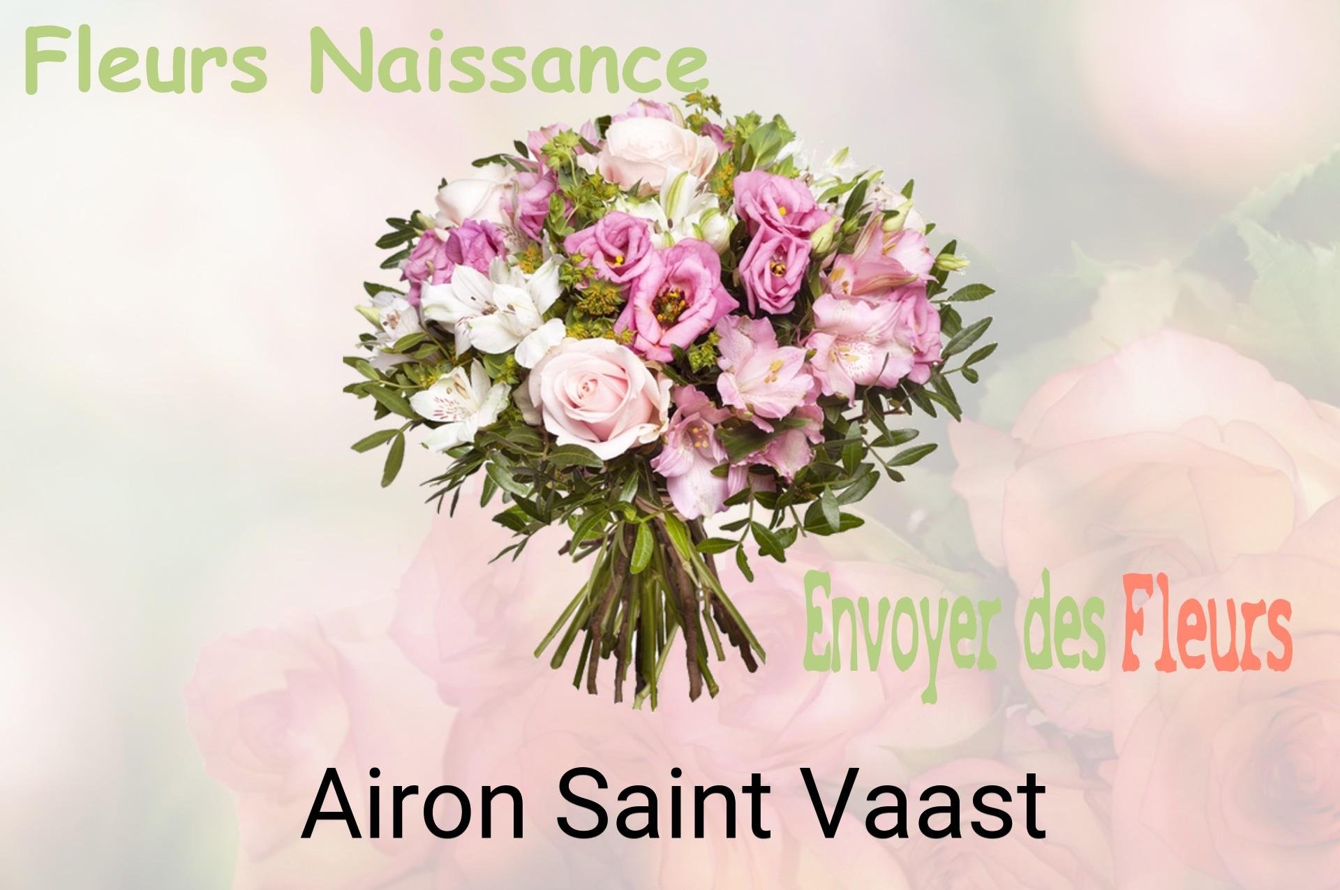 Bouquet de fleurs de naissance livré à Airon-Saint-Vaast